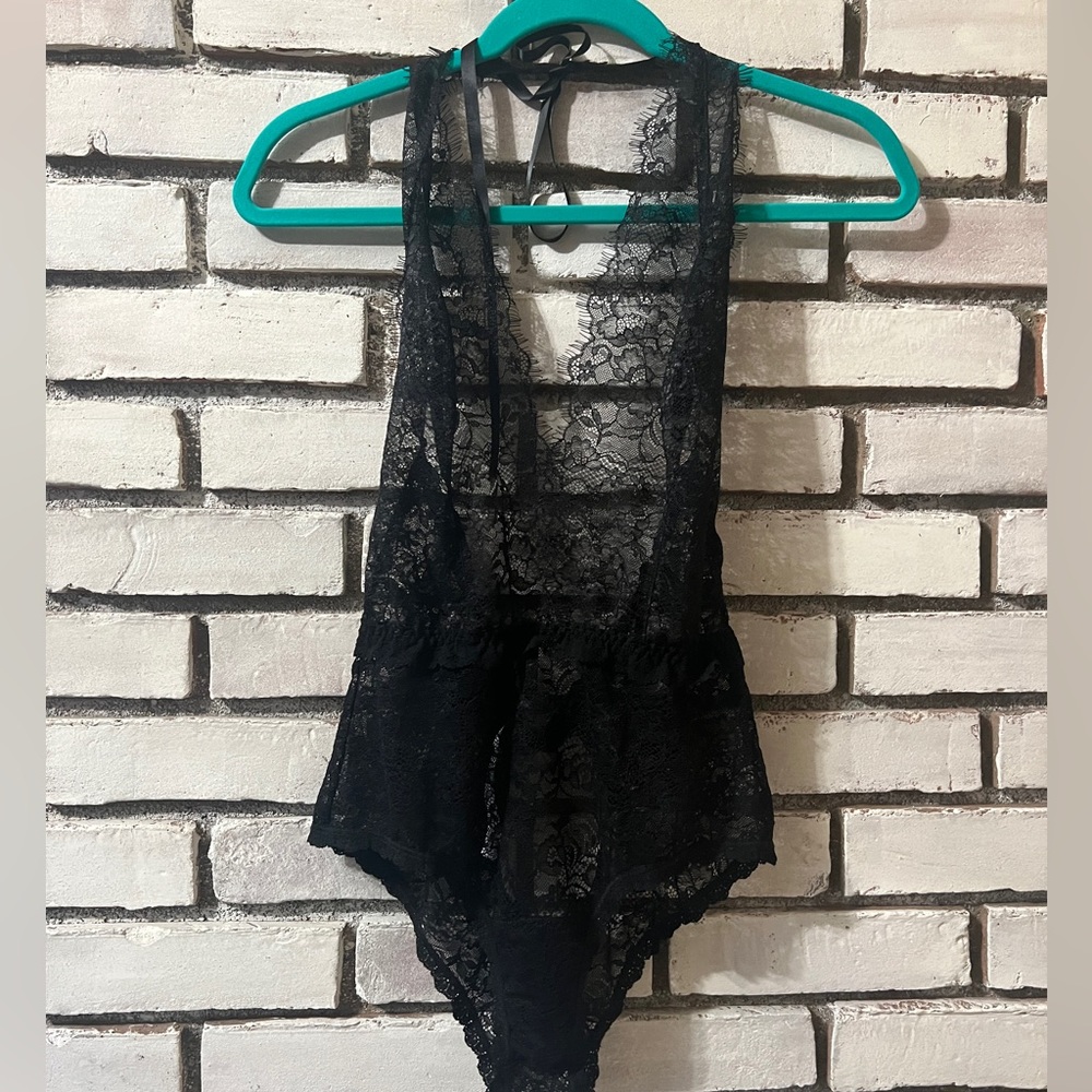 Black Lace Bodysuit